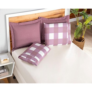 Jogo Roupa Cama Lencol 200fios Dolce Vita Queen 03 Pecas Xadrez