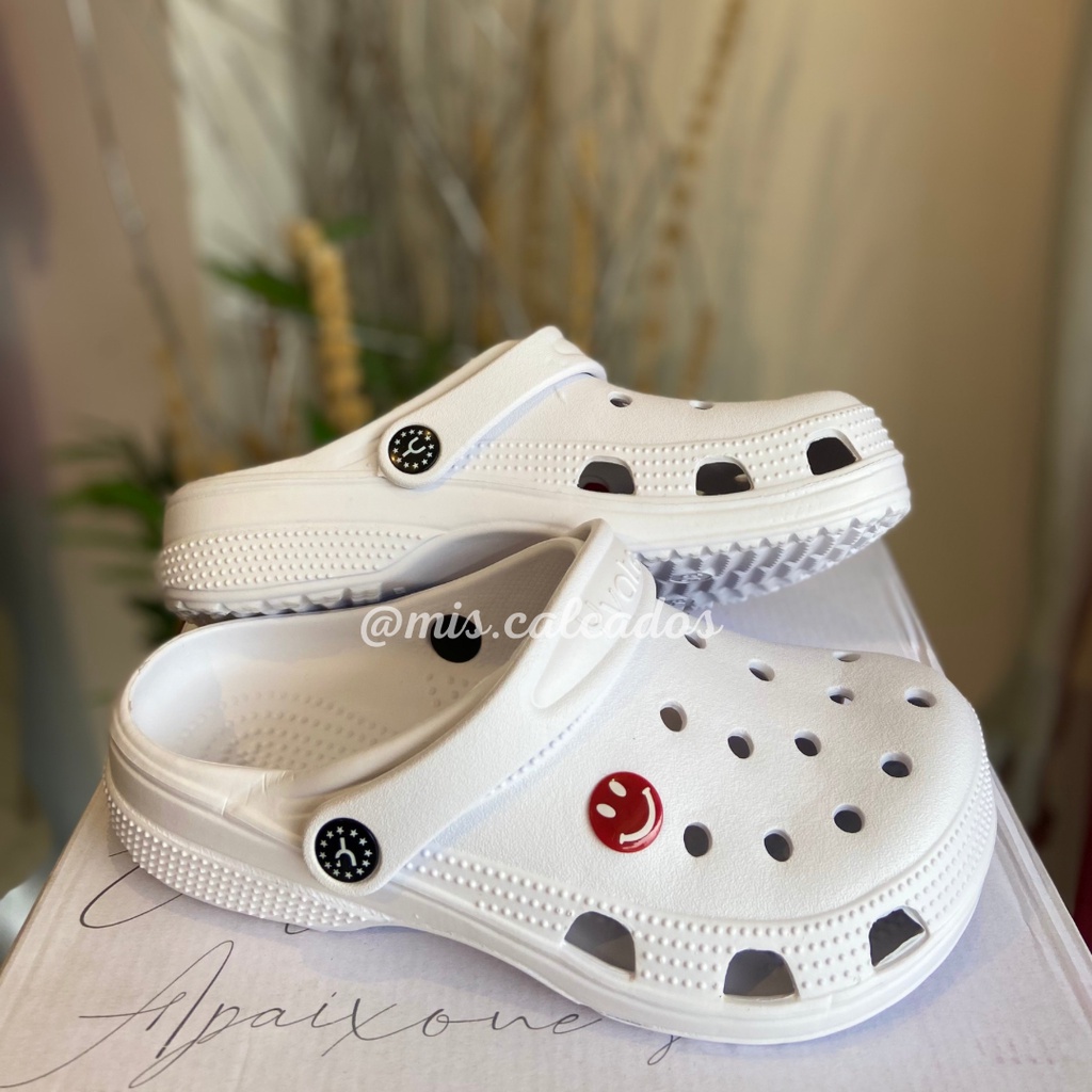 Sandália 2024 crocs branca