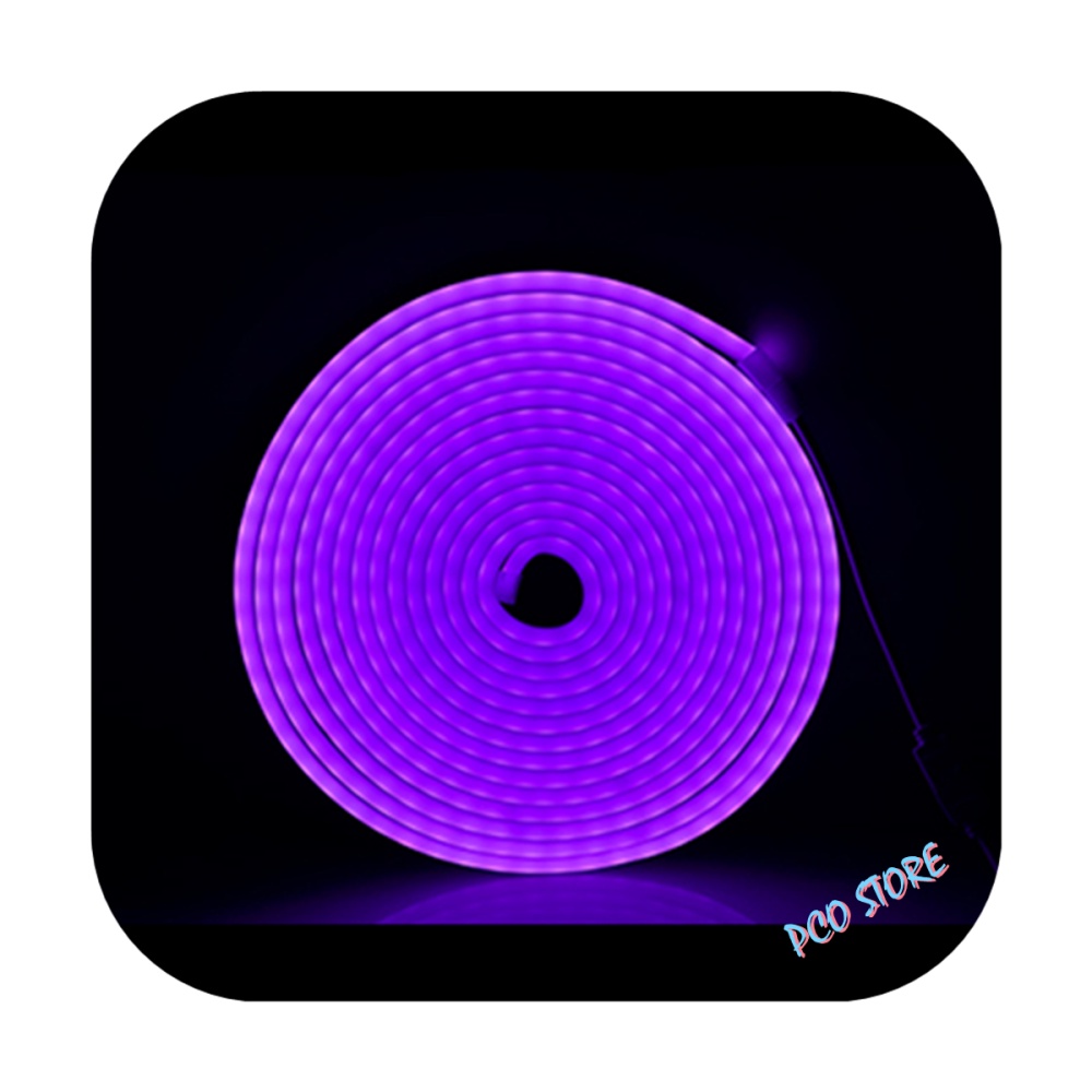 Fita Neon Led Alto Brilho 5m Flexível Prova D´água 12v Roxo | Shopee Brasil
