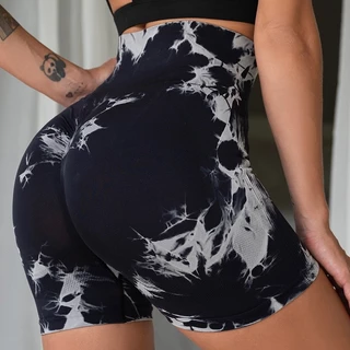 Shorts esportivos calças de ioga shorts de corrida de cintura alta apertado para mulheres