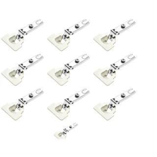 Kit 10 Dobradiça 26mm Plástico - Reta