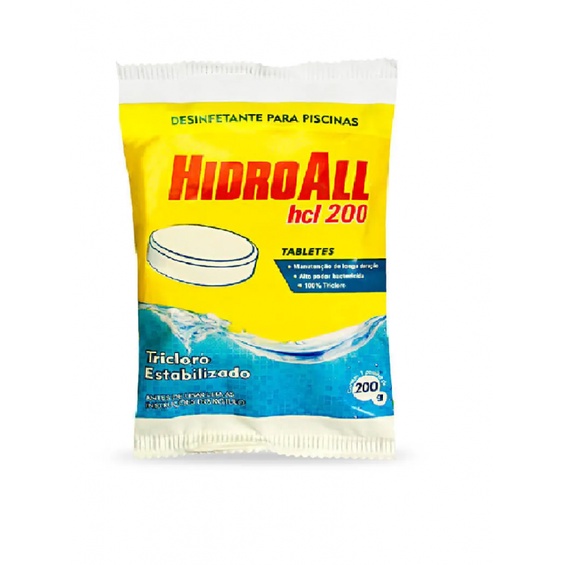 PASTILHA DE CLORO HCL 200GR | Shopee Brasil