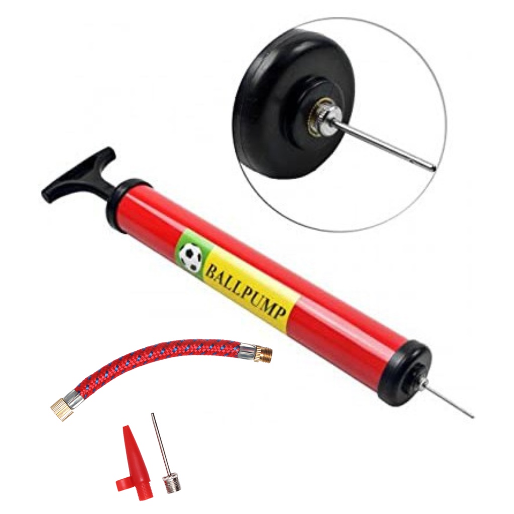Bomba De Ar Manual Encher Bolas de Futebol Futsal Futevôlei Basquete Boia Colete
