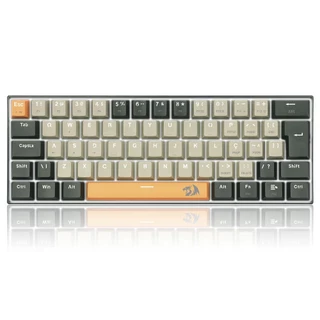 TECLADO GAMER LAKSHMI K606 RAINBOW SW BROWN LARANJA+CINZA+PRETO