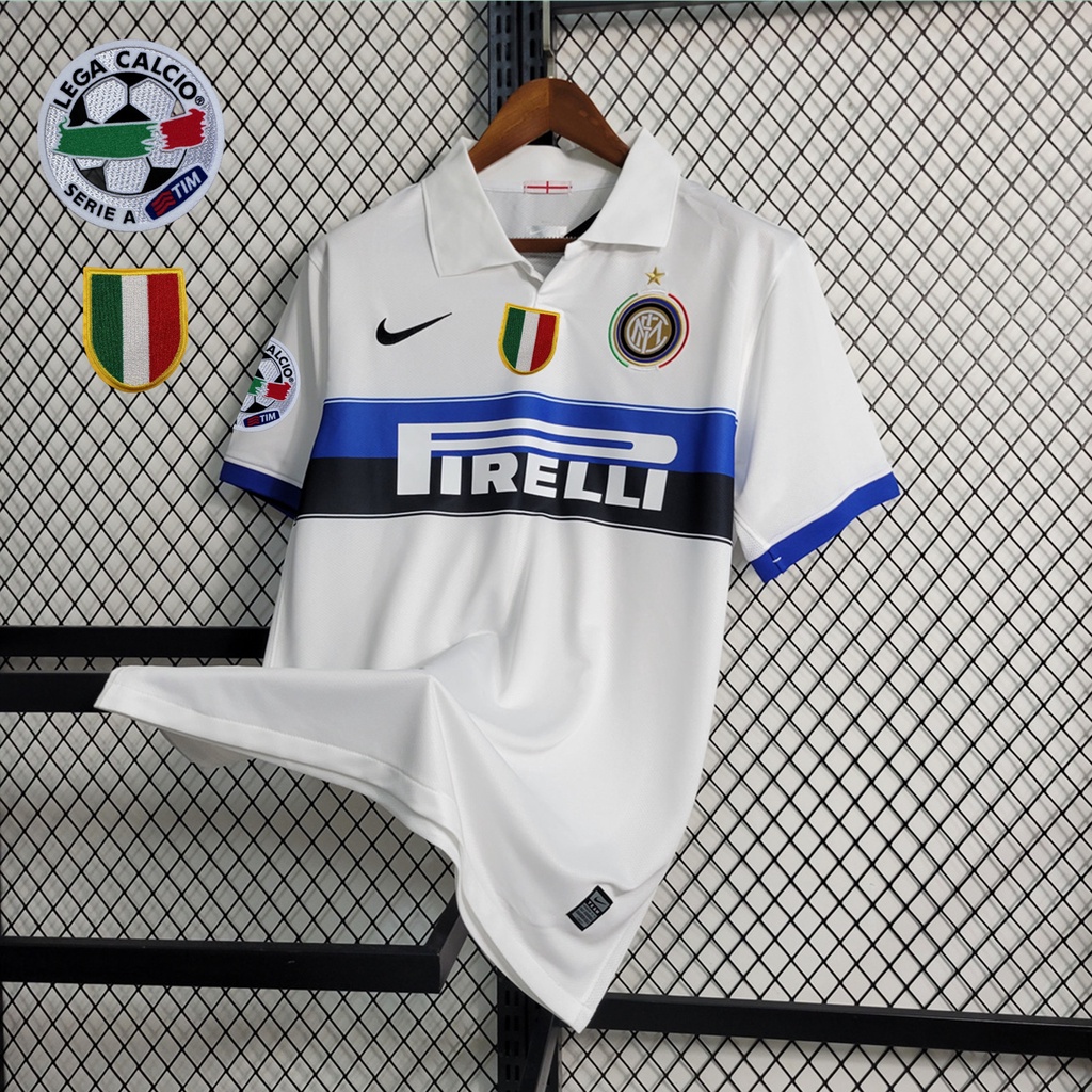 Camisa Retro De Alta Qualidade | 2009/10 Inter Milão Fora POLO Branca