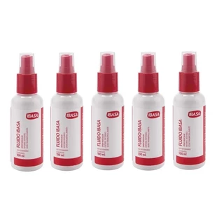 Kit 5 Fluido Spray Ibasa Para Dor Muscular Bursite - 100ml