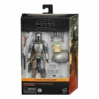 Hasbro Articulado Mandalorian baby yoda action figure boneco