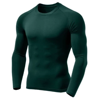 Camisa Manga Longa Verde Militar Segunda Pele Camiseta Proteção Solar UV50+