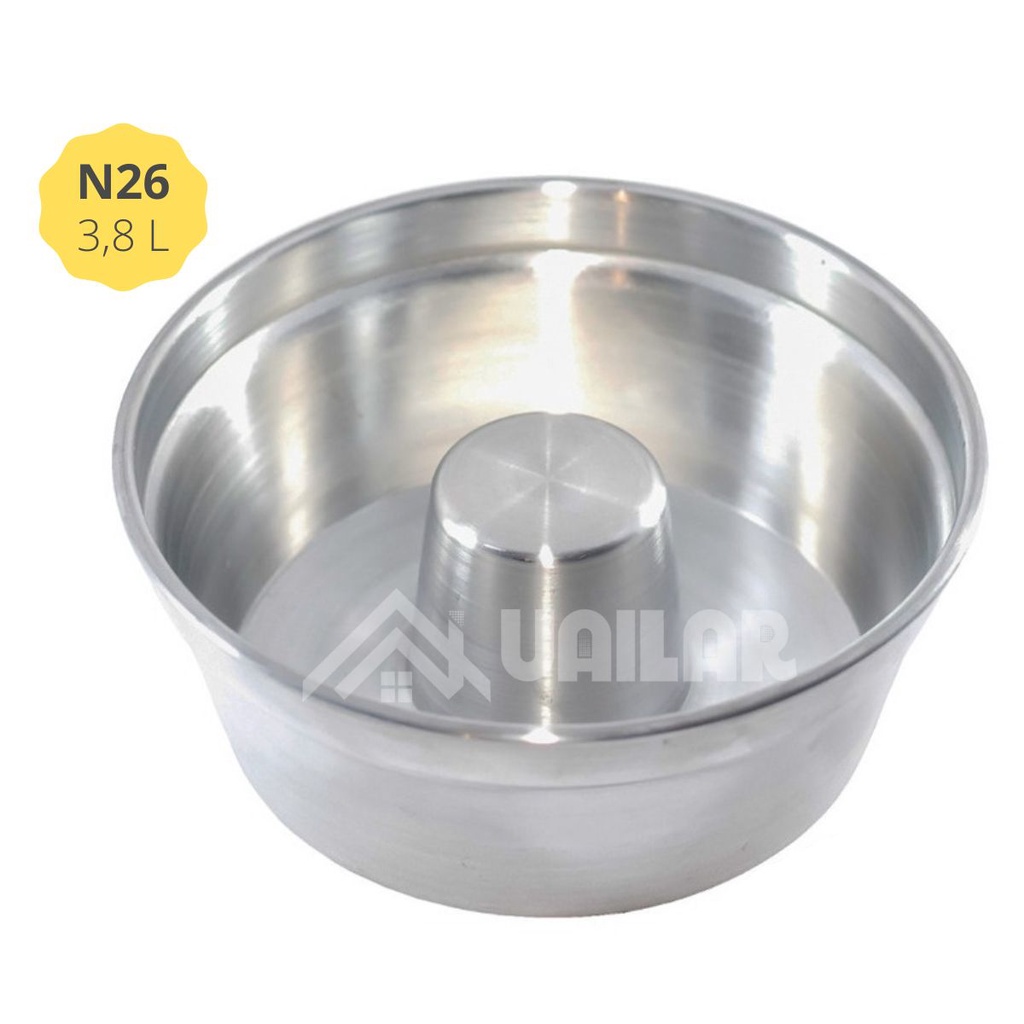 Forma grande bolo pudim n°26 - 3,8L