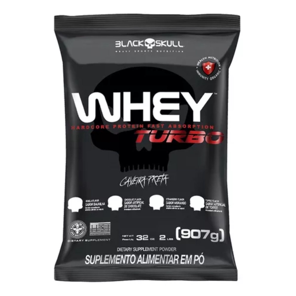 Whey Turbo Refil 907g Blackskull