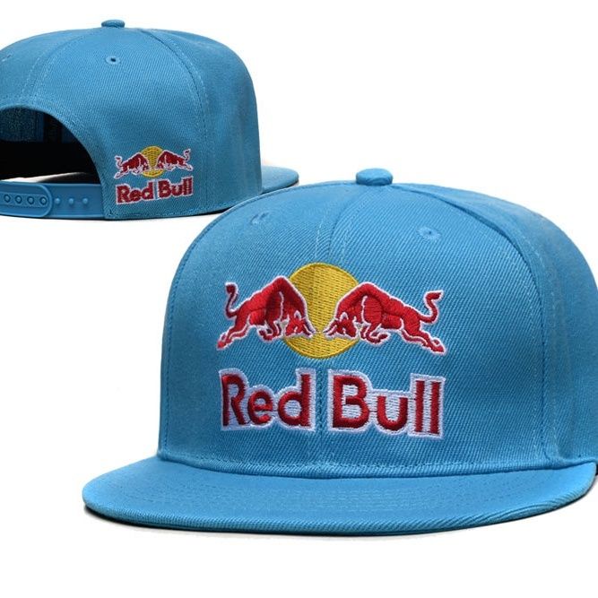 RedBu-ll Novo Boné De Baseball Red Bull Racing De Borda Plana Hip-Hop Bordado Chapéu Esportivo
