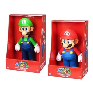 Kit 2 Bonecos Grandes Super Mario E Luigi 23cm Coleção em Oferta na Shopee