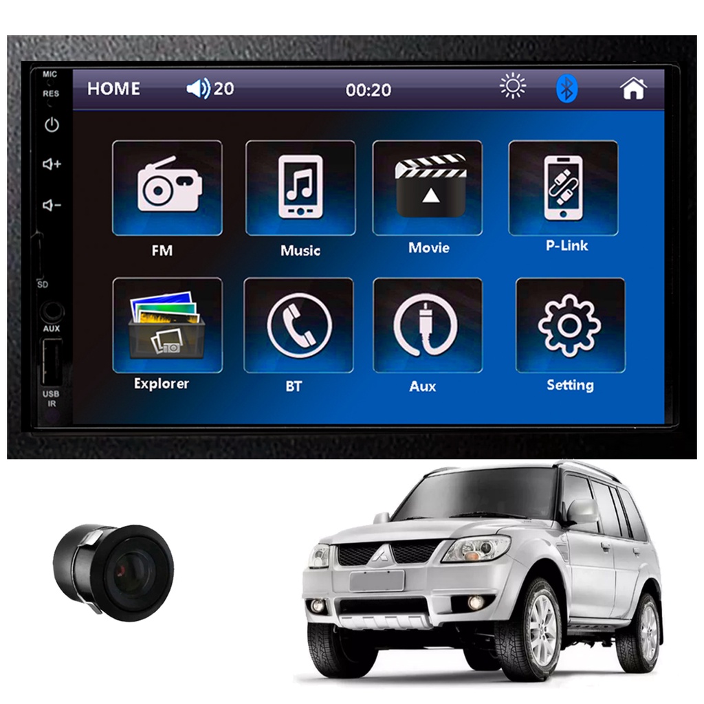 Central Multimídia Mitsubishi Pajero TR4 2012 2013 2014