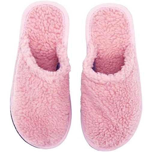 Pantufa feminina la ovelha macia e