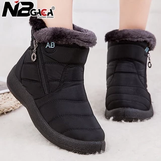 Botas Femininas Com Zíper À Prova D