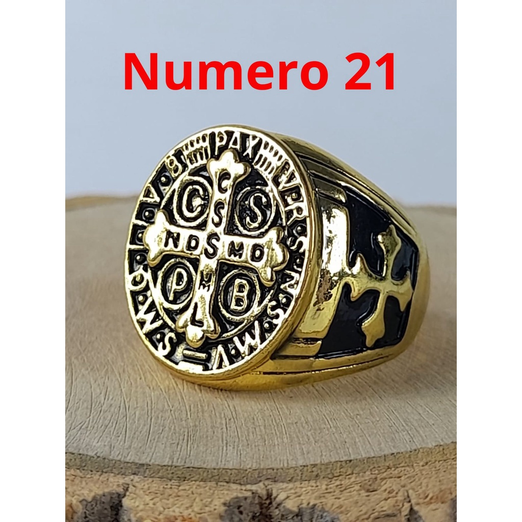 Anel Masculino Numero 21