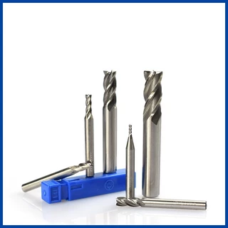 Kit Com 5 Fresas Topo 4mm 6mm 8mm 10mm 12mm Aço Rápido Hss Alta Qualidade