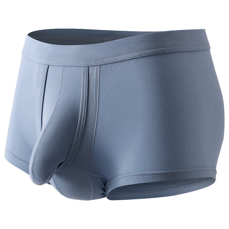 Novo Estilo de Roupa íntima masculina de fibra de verão respirável Separação interna da virilha Boxer Confortável 3063-PJ