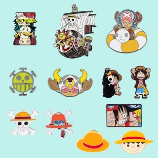 ONE PIECE Série Liga Anime Broche Pin Estudante Broches Para Mochila