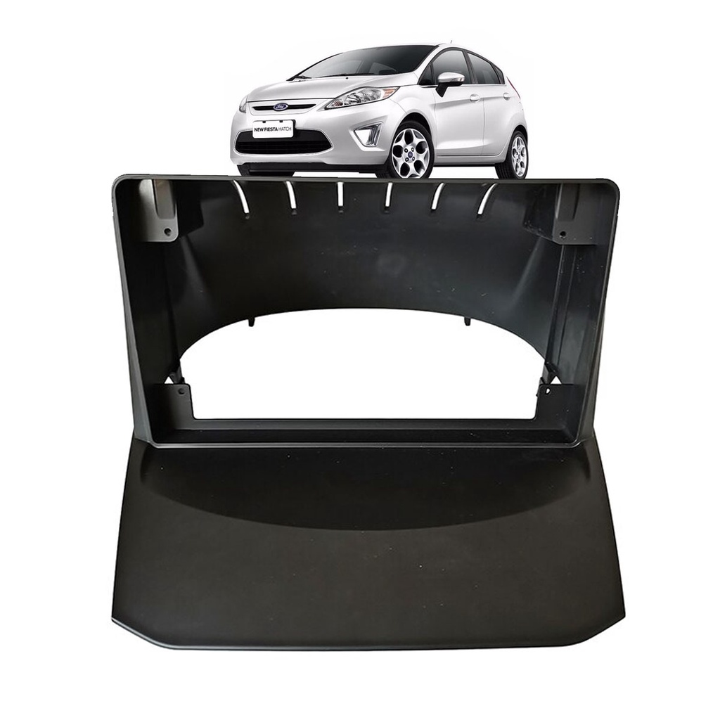 Moldura de Painel Som 9 Polegadas Ford Fiesta Mexicano 2010 2011 2012 2013