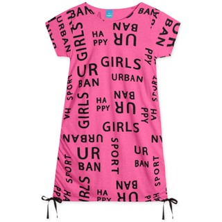Vestido Juvenil Menina Manga Curta Hapier