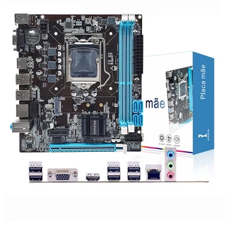 H61 Placa-mãe LGA 1155 Memória DDR3 16GB Micro-ATX Desktop Placa principal para LGA1155 Processador Intel Core I3 I5 I7 Xeon