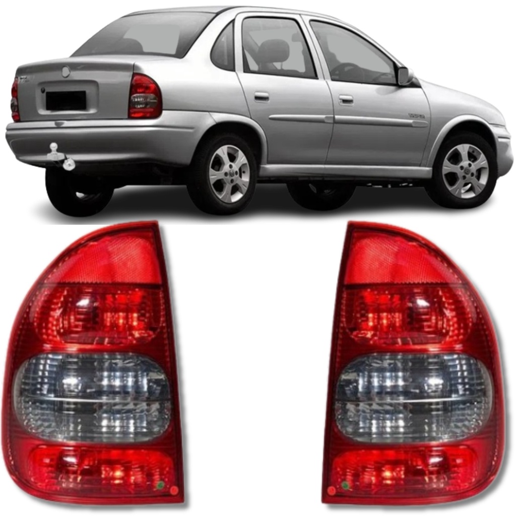 Lanterna Traseira Corsa Sedan 2000 A 2002 Classic 2003 A 2010 Fumê