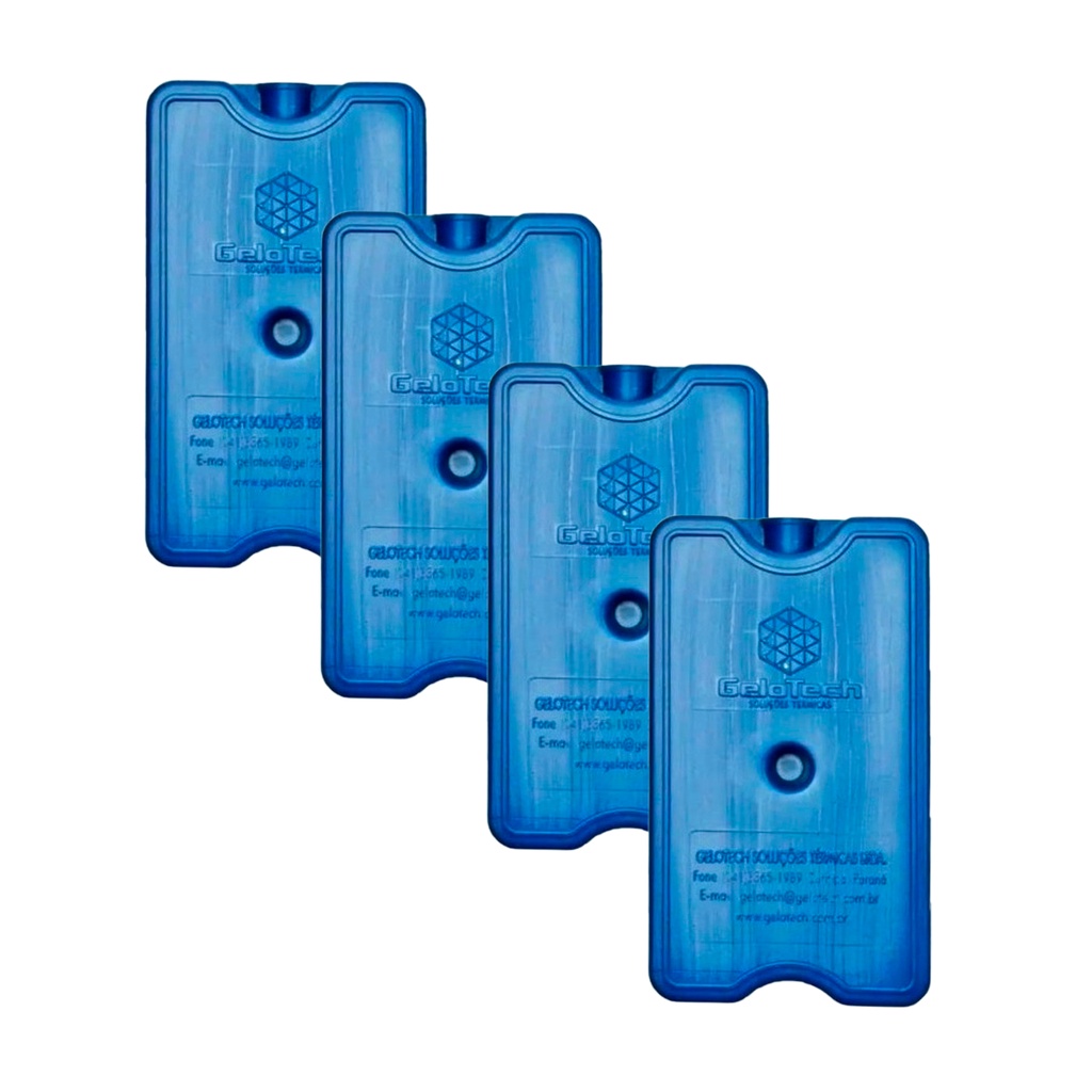 Gelo Artificial Rigido De 400ml Gelotech Original 4 Unidades