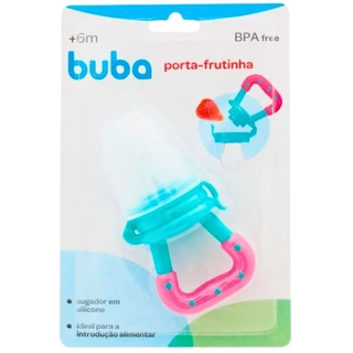 Porta Fruta Introdução Alimentar De Silicone 12629 - BUBA