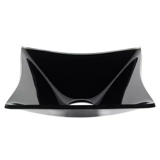 CUBA DE VIDRO QUADRADA 31CM PRETA