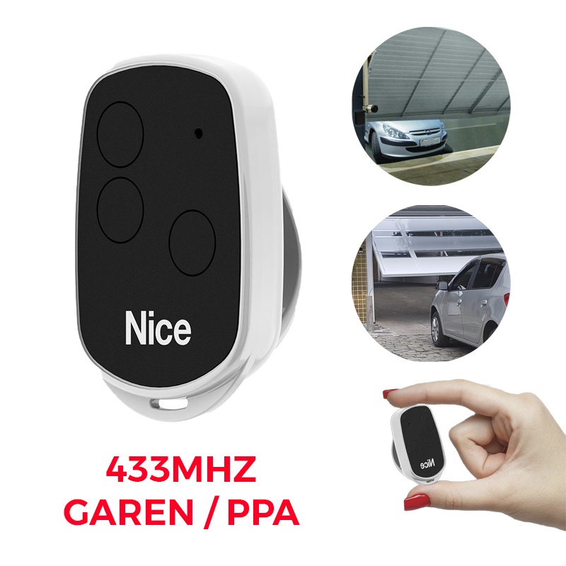 Controle Para Portão Automático Nice Open tech 433mhz