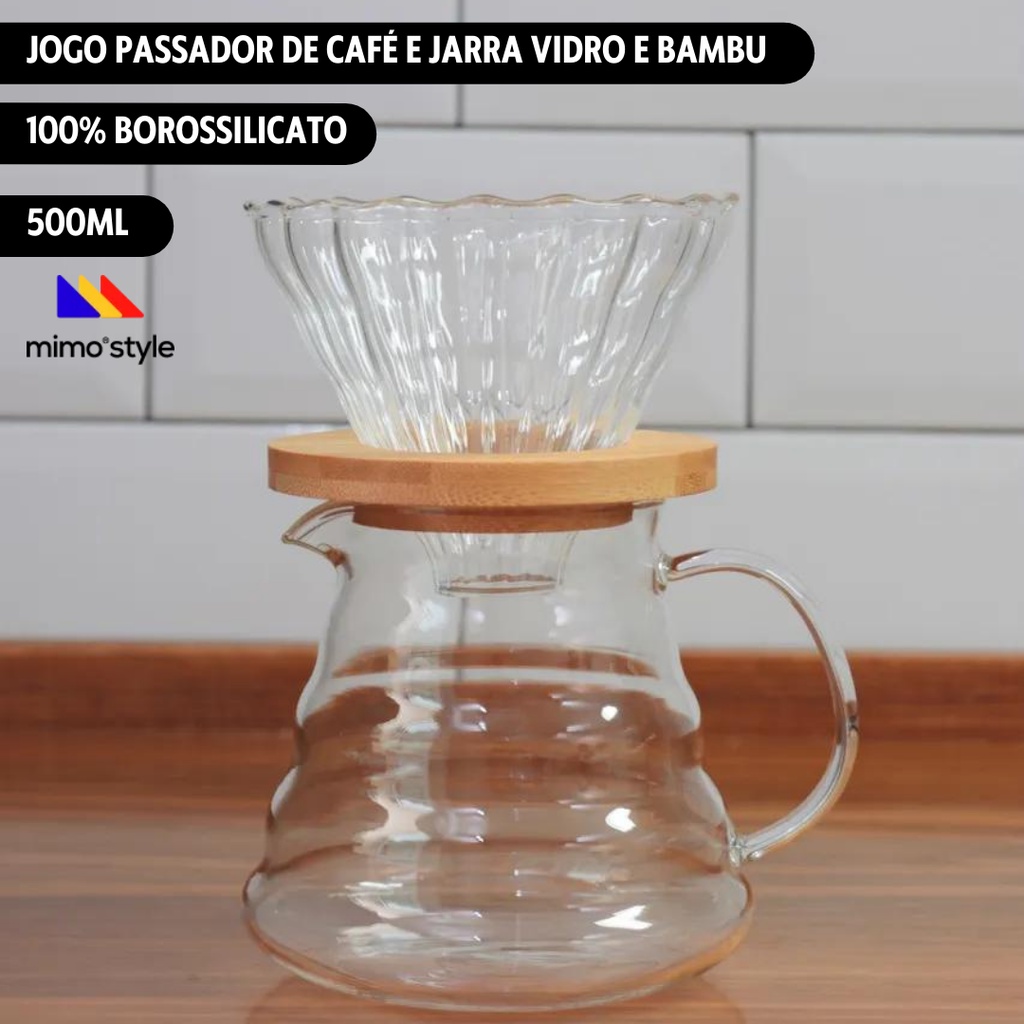 jarra-de-vidro-para-servir-cafe-hario-preto-700ml - Outlet do Café