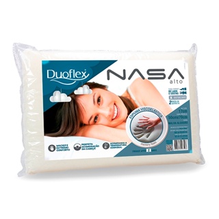 Travesseiro Nasa Alto Antiácaros Extrema Absorção do Peso Duoflex