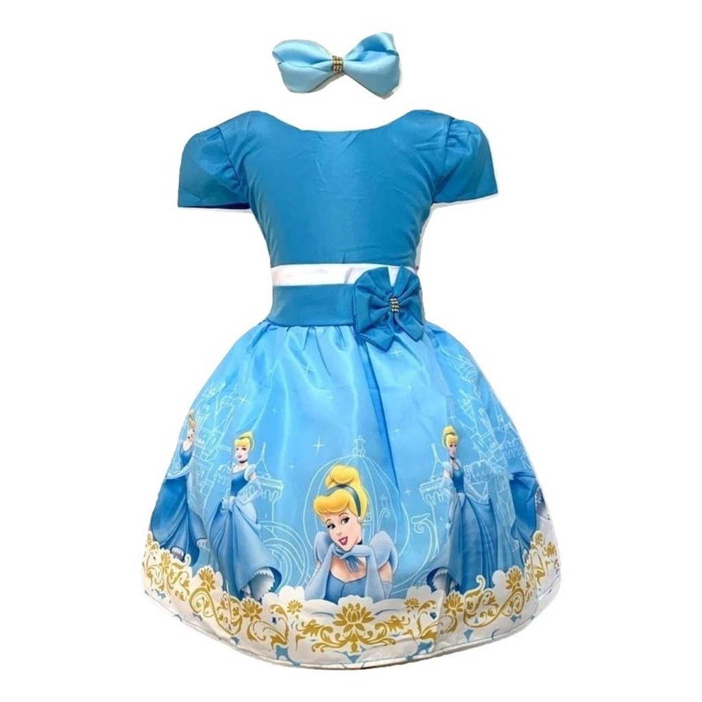 Vestido Disney Cinderela, Roupa Infantil para Menina Disney Nunca Usado  90772760