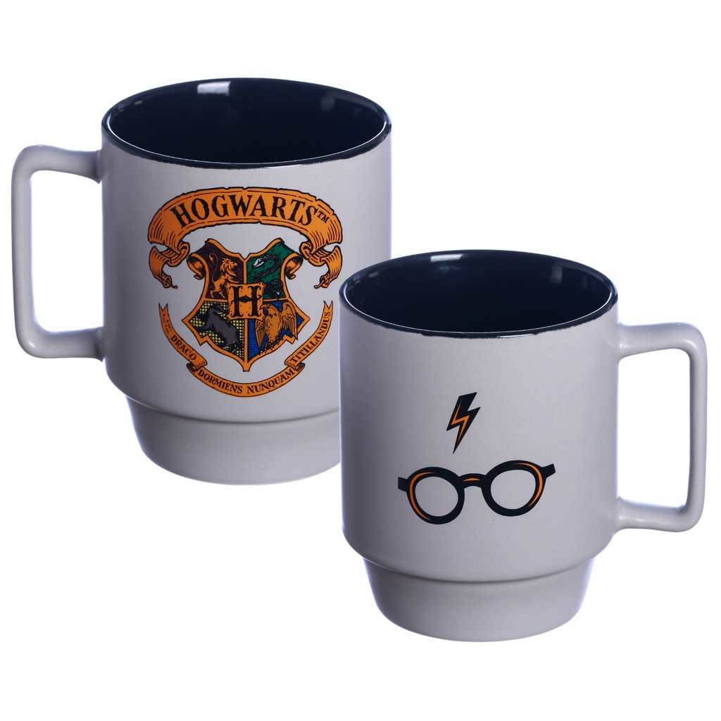 Caneca Harry Potter Hogwarts Tina Brasão Grifinória Bruxo