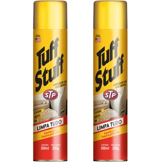 Kit 2 Tuff Stuff Limpa Tudo - Espuma de Limpeza Para Uso Geral Casa Carro Roupa Sofá Estofado - STP