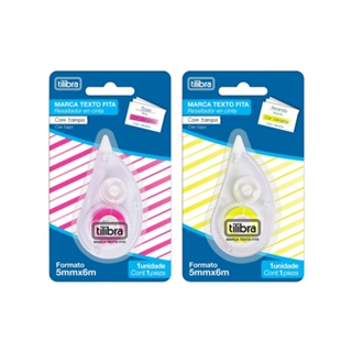 Marca Texto TILIBRA Fita 5mm x 6m - Un/Kit - Escolha a Cor