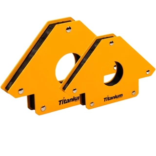 Kit 2 Esquadro Magnético 12kg Solda Serralheiro Titanium