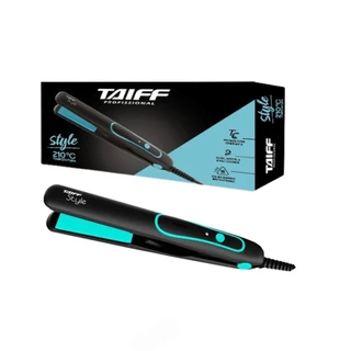 Prancha Chapa Taiff Style 210ºc Tiff Preto com Azul - Bivolt
