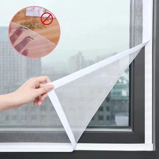 Tela Para Janela Invisível DIY Inset/Encriptada Protetor De Doméstica/Cortina De Mosquiteiro À Prova De Insetos/Anti Auto-Adesivo Removível