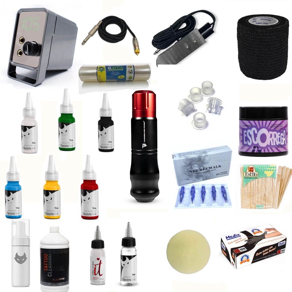 Kit de Tatuagem Pen ThunderLord Completo