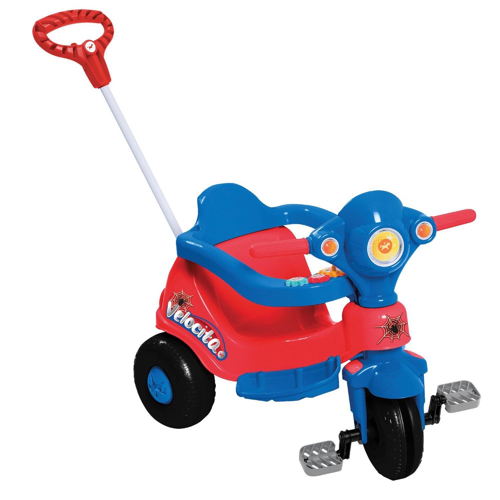 Triciclo Passeio Motoca Infantil Super Turbo Azul +4 Anos Tico Tico  Velotrol Brinquedo Até 25kg Xalingo - 07523 - Velotrol e Triciclo a Pedal -  Magazine Luiza