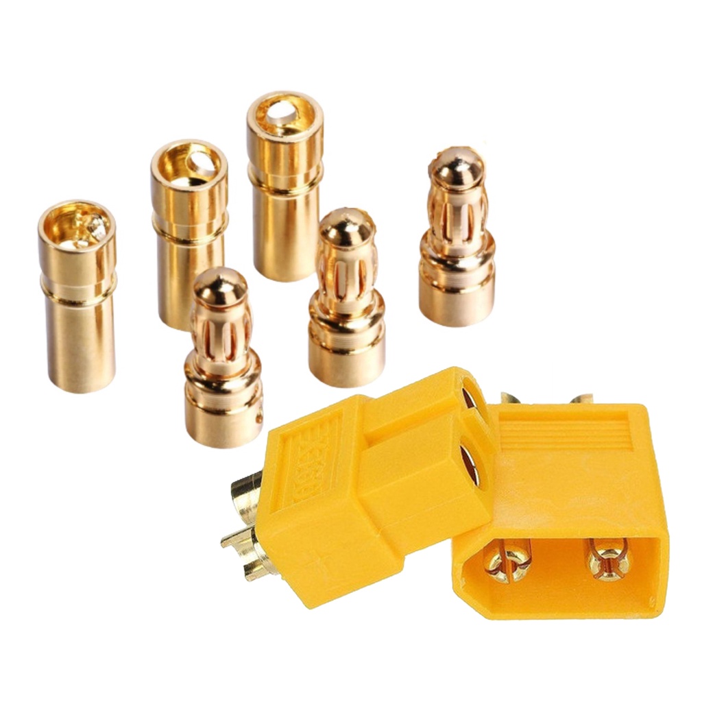 Kit Conector XT60 e Conector Bullet Banana 3.5mm | Shopee Brasil