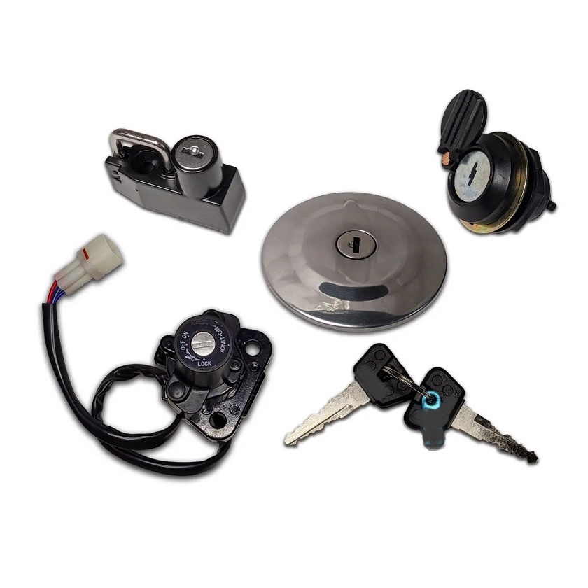 KIT CHAVE XTZ LANDER 250 2007 2008 2009 2010 2011 2012 2013 2014 (4Pecas)