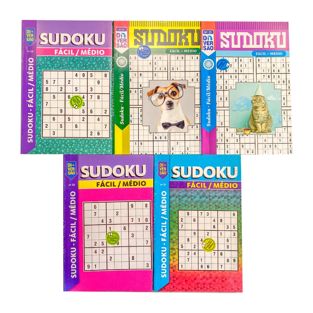 SUDOKU - ED 2 - NIVEL FÁCIL MÉDIO COQUETEL PASSATEMPO Vitrola PASSATEMPO  PASSATEMPO