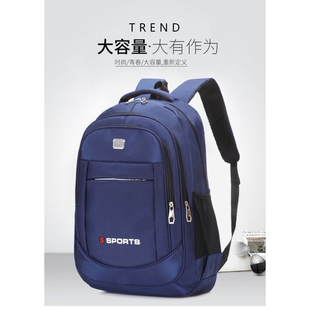 Mochila Masculina Faculdade Com Impermeável Resistente Grande Pronta Entrega 708#