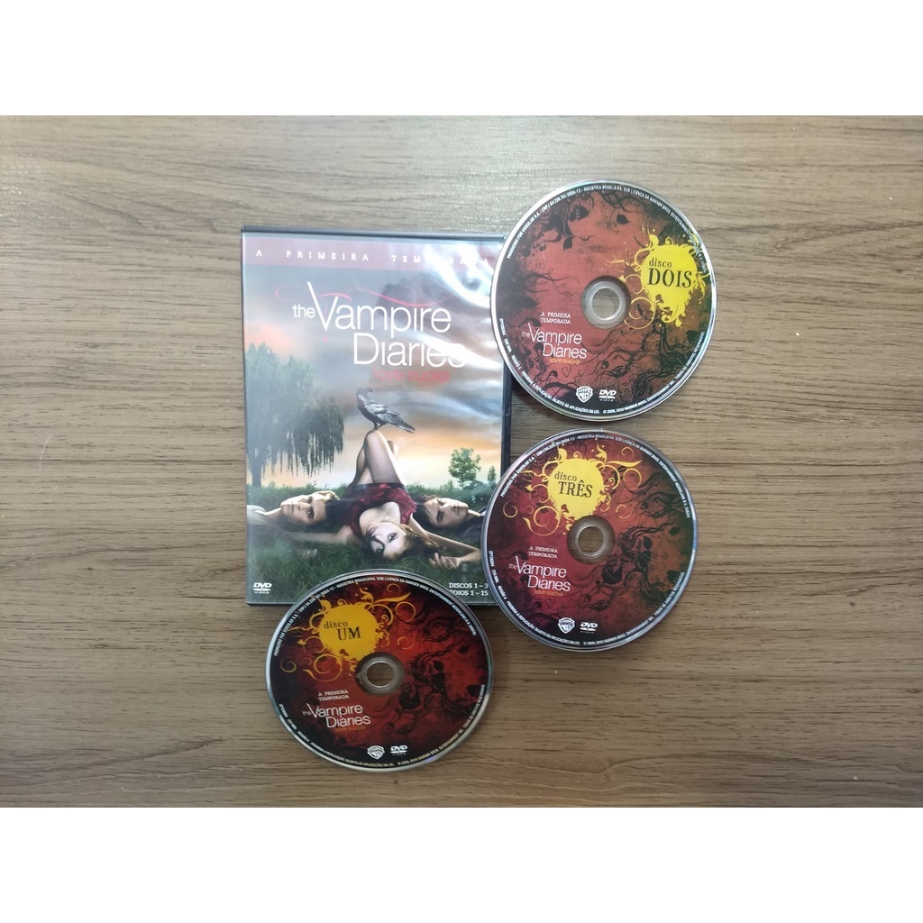 BOX DVD VAMPIRE DIARIES - PRIMEIRA TEMPORADA - ORIGINAL | Shopee Brasil