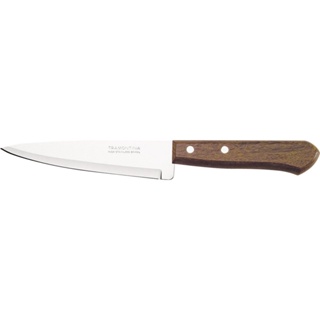 Faca Peixeira Tramontina 8" Inox Cabo Madeira 12 Peças