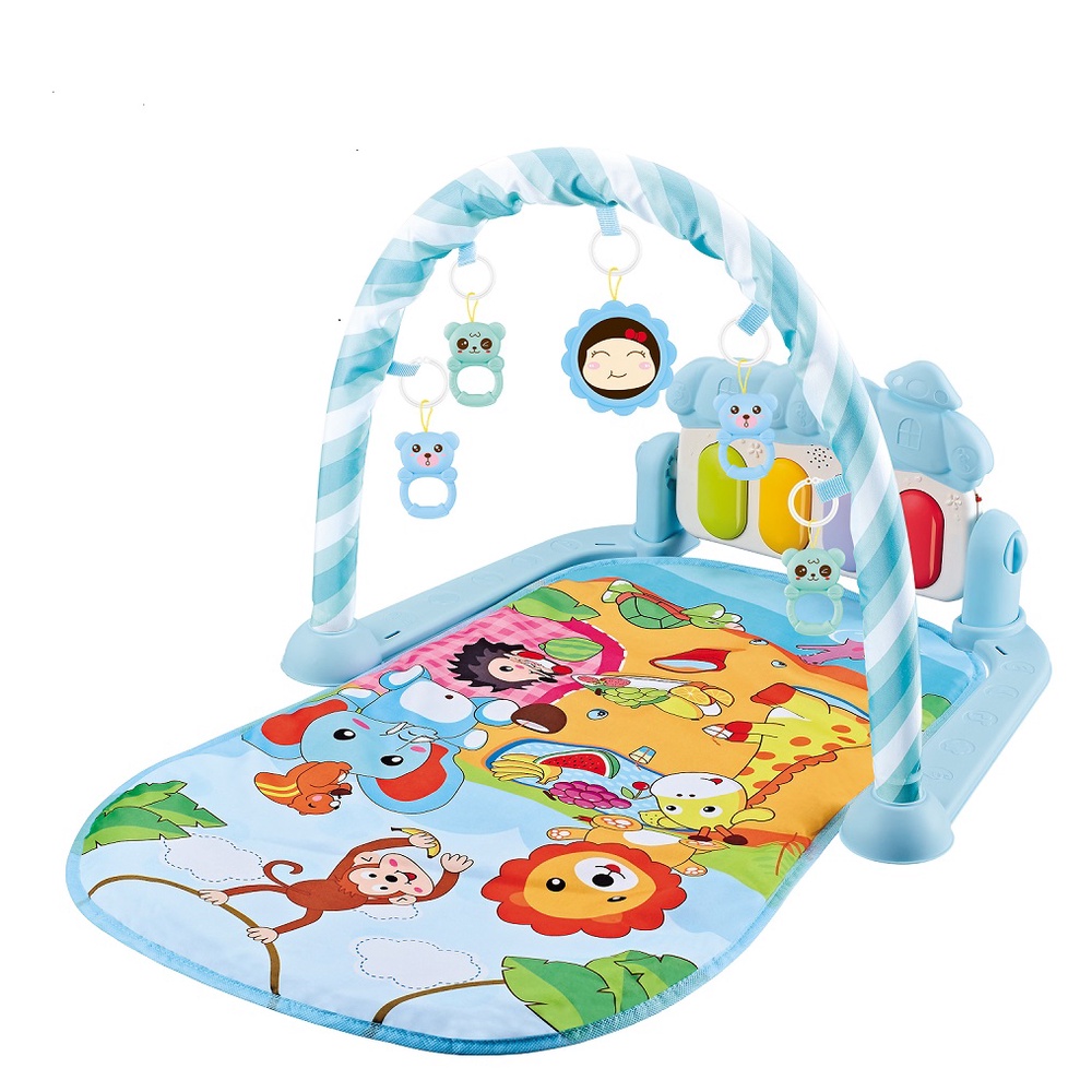 Tapete de Atividades Musical Bebê Infantil Piano Removível Arco Com  Brinquedos Baby Tudo Etitoys - Baby&Kids