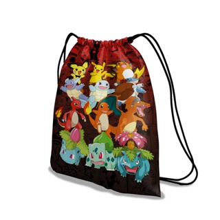 Play - Pokemon - Mochila saco juvenil Pokémon com design do